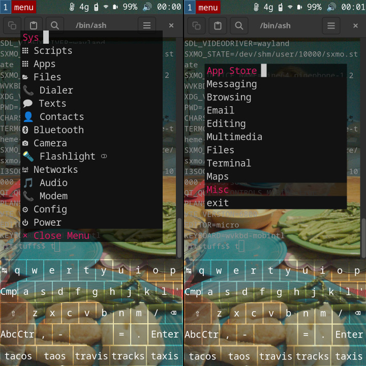 SXMO example screenshot